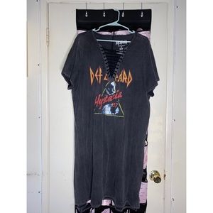 Torrid Def Leppard T-shirt Dress